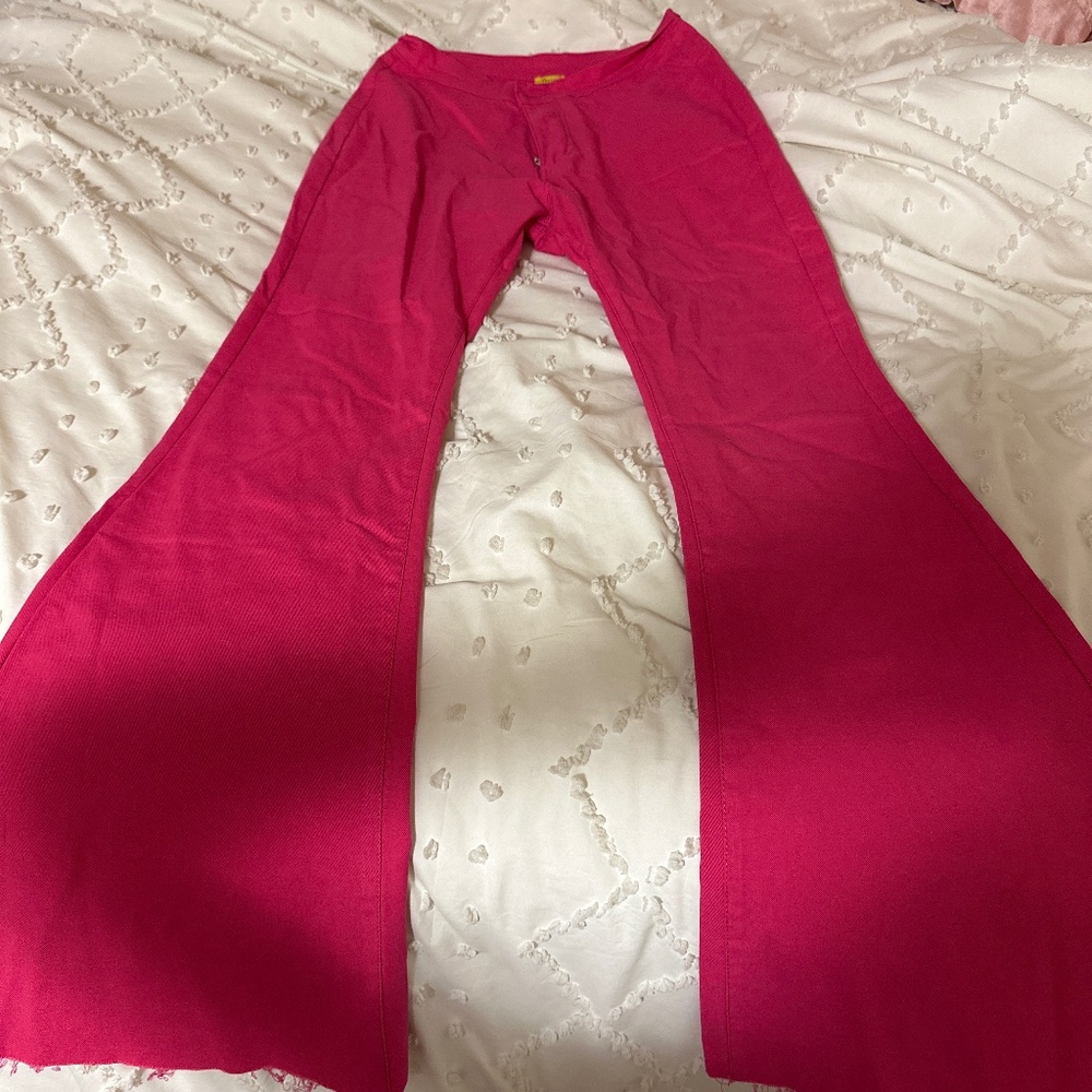 Pink jeans